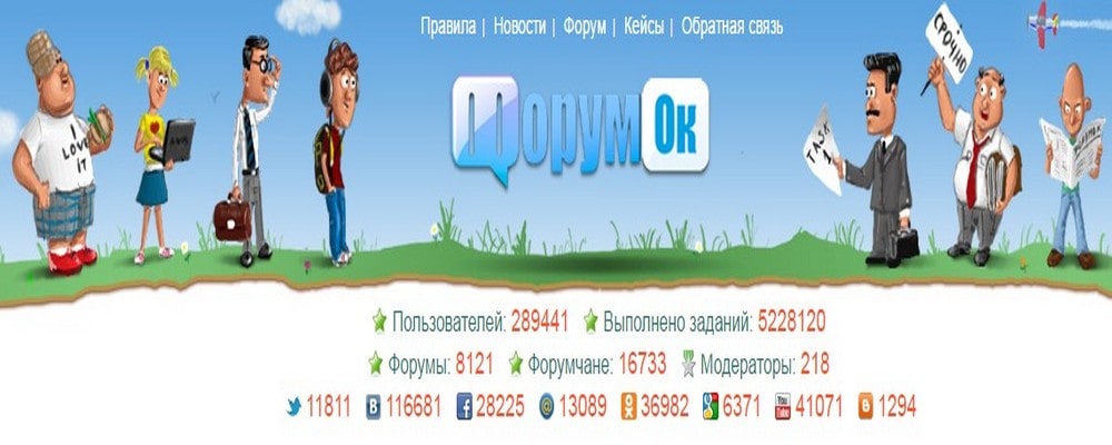Forumok — биржа постинга для заработка в социальных сетях